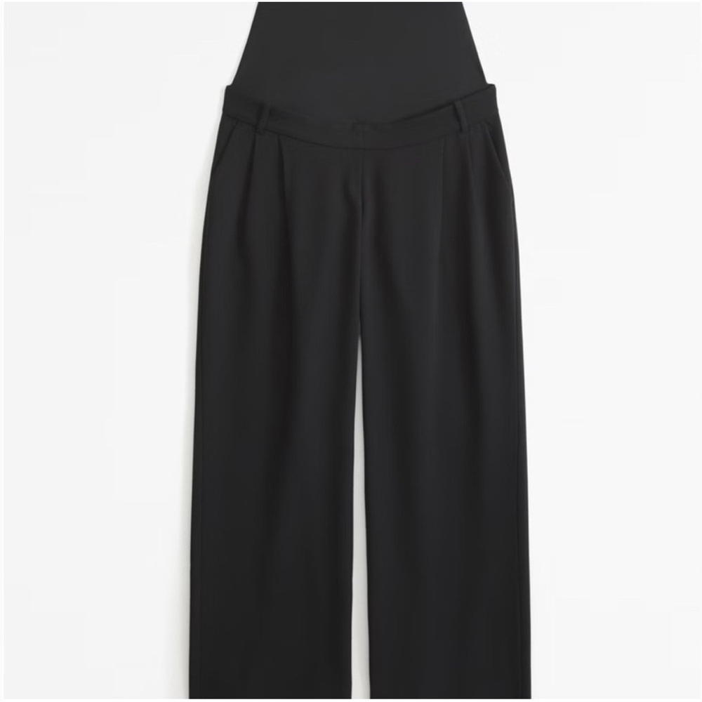 Abercrombie & Fitch Black Wide Leg Pants